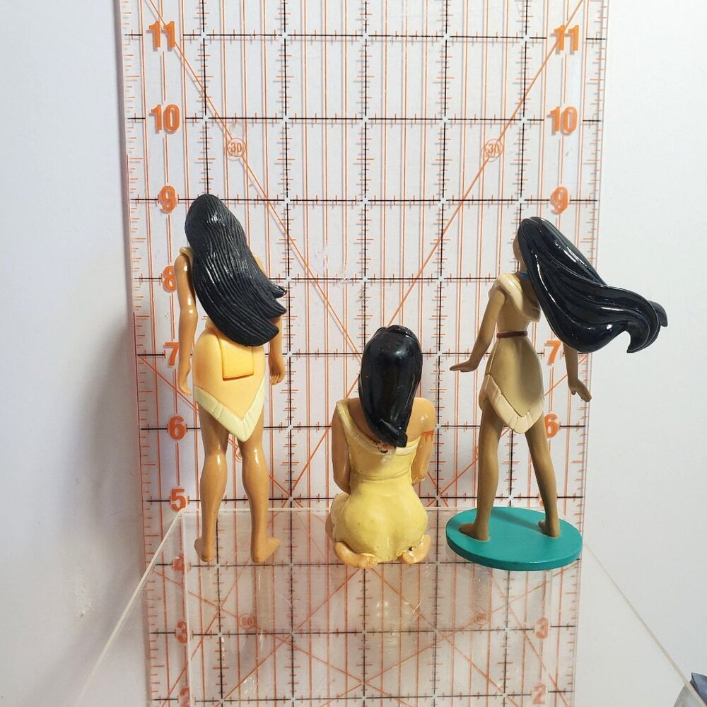 Pocahontas Once Upon A Time Playset Burger King Disney Figures 11 Lot - Picture 5 of 16